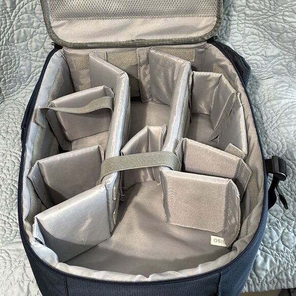 MOSISO Camera Backpack DSLR/SLR Mirrorless Photography Hardshell Case 15-16 BLUE - Picture 10 of 14